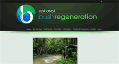 Desktop Screenshot of eastcoastbushregeneration.com